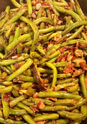 A picture of Bacon Green Beans.