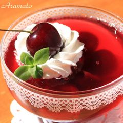 A picture of A Touch of Luxury! Bing Cherry Jelly.