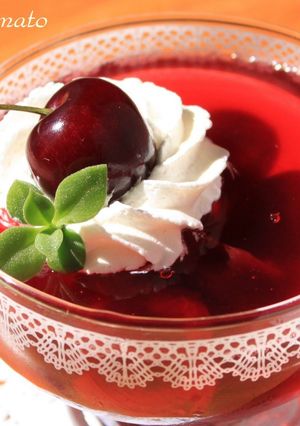 A picture of A Touch of Luxury! Bing Cherry Jelly.