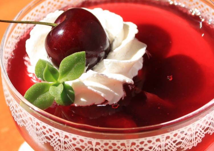 Recipe of Quick A Touch of Luxury! Bing Cherry Jelly