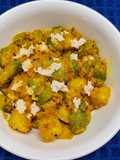 Ridge Gourd and Potato Curry in Sesame Coconut Paste