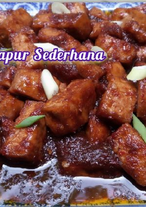 Foto resep Tahu goreng masak pedas