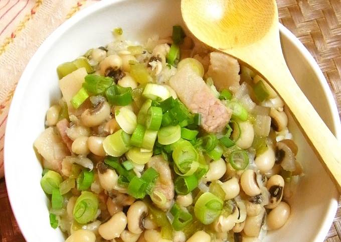 Easy Black Eyed Peas with Rice