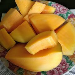 A picture of Mango slices🍋🍋#authormarathon.