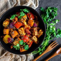 Paneer jalfrezi A picture of Paneer jalfrezi.