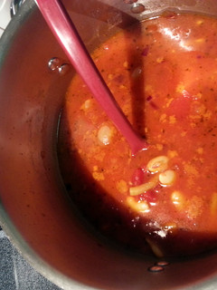 A picture of Quick tomato soup.