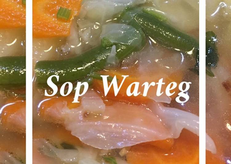 Resep Sayur Sop Sederhana ala Warteg, Enak Banget