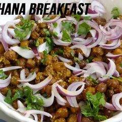 A picture of Kala Chana Breakfast Recipe - Healthy Recipe.