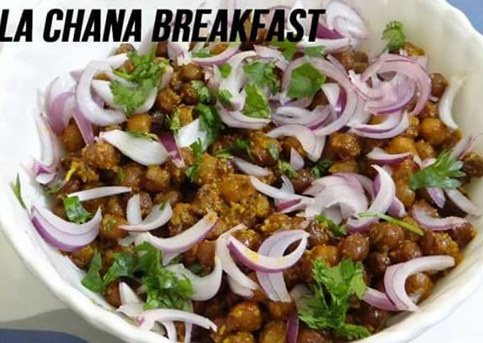 Easiest Way to Prepare Yummy Kala Chana Breakfast Recipe – Healthy Recipe