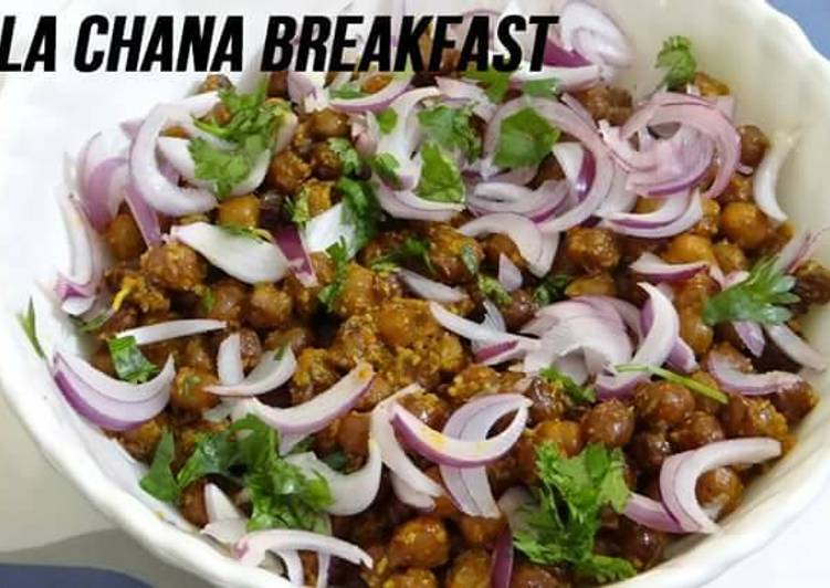 Recipe of Ultimate Kala Chana Breakfast Recipe - Healthy Recipe