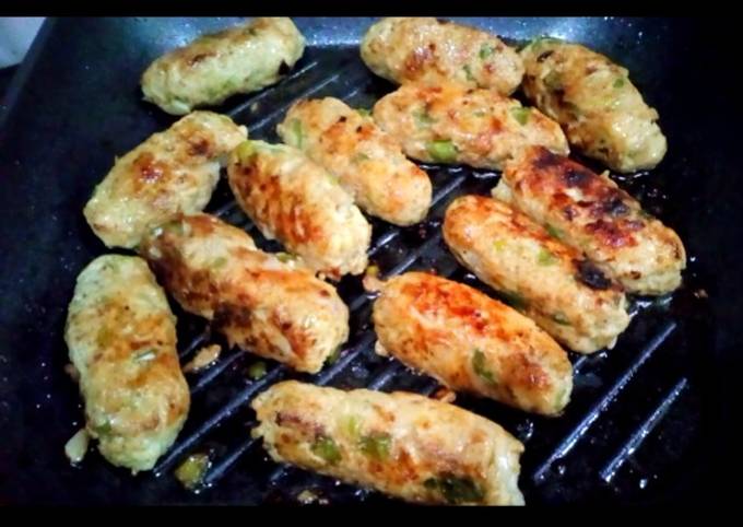 Step-by-Step Guide to Prepare Homemade Grilled chicken kabab