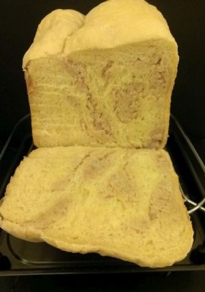 芋泥吐司-[手動麵包機製作] 的食譜成品照片