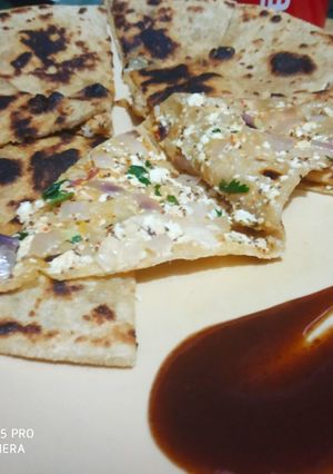 A picture of Paneer parantha.