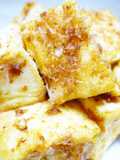 Sweet and Spicy Firm Tofu Fried with Okaka and Soy Sauce