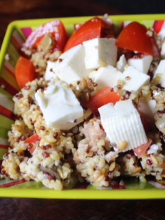 Foto principal de Ensalada de queso fresco, tomate y Bonduelle