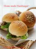 Homemade Hamburgers With Handmade Buns