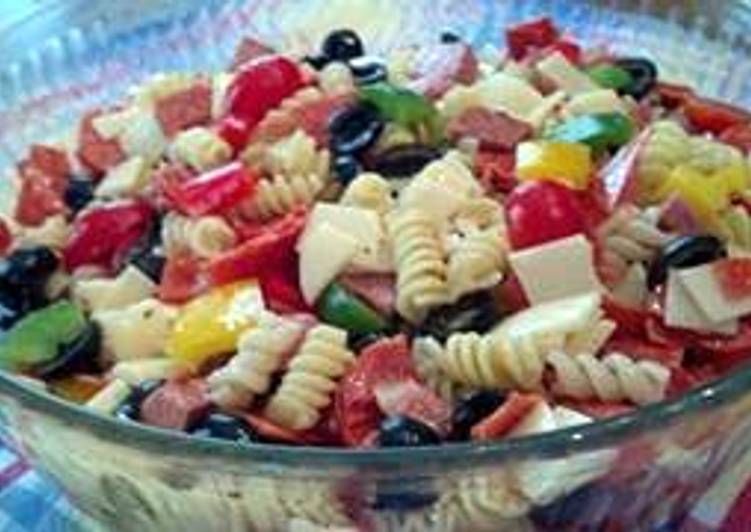 Steps to Prepare Quick Awesome Pasta Salad