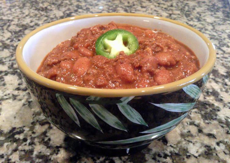 Steps to Prepare Speedy Wowza chili w beans