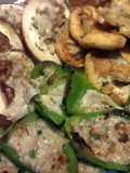 Pan Fried Vegies-Tofu Stuffed with Minced Fish