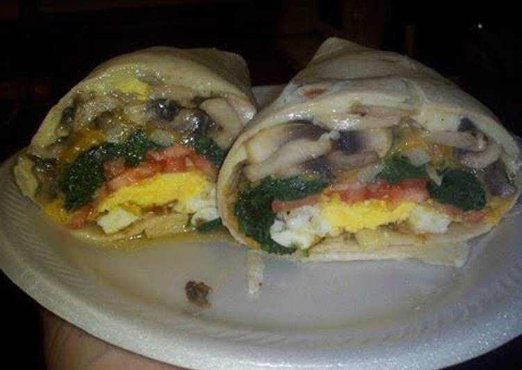 How to Make Speedy Awesome Deluxe Breakfast Wrap