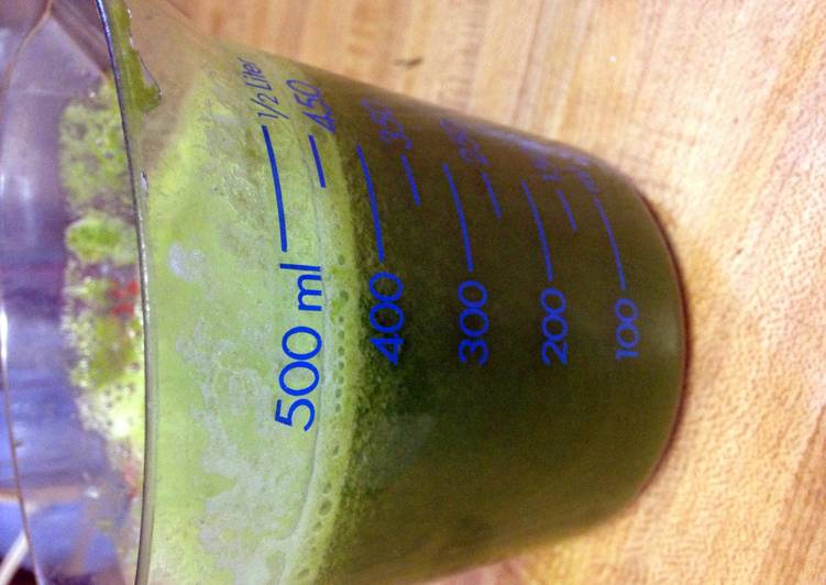 How to Prepare Award-winning Kale Pineapple Mint Juice