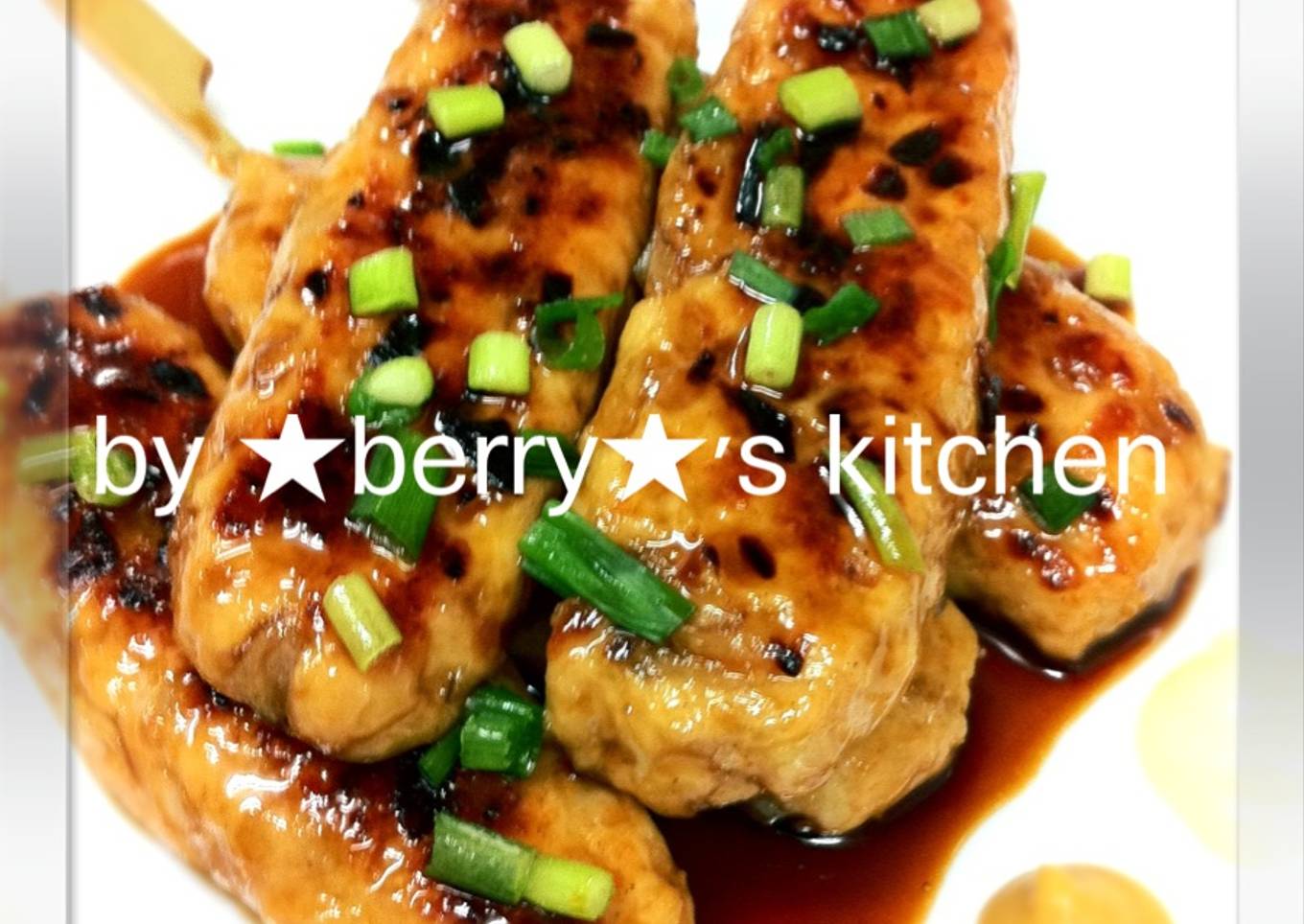 Chicken Breast Meatballs with Teriyaki Sauce