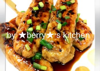 Easiest Way to Recipe Delicious Chicken Breast Meatballs with Teriyaki Sauce