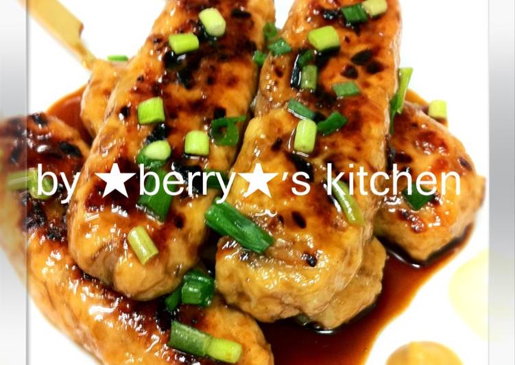Recipe of Quick Chicken Breast Meatballs with Teriyaki Sauce