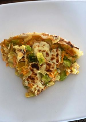 Una foto de Tarta de verduras 🌽🥕🥔🧅