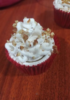 Una foto de Muffins de plátano y nuez