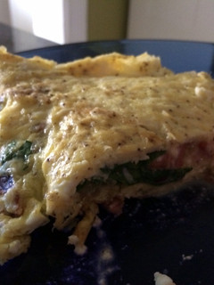 A picture of Feta And Spinach Omelette.