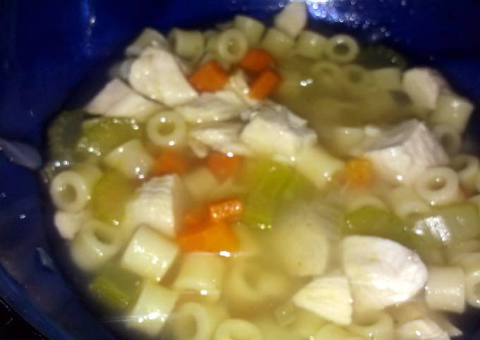 Recipe of Speedy chicken noodle soup