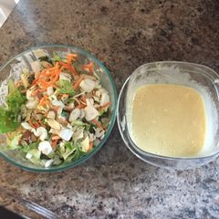 A picture of Applebee's Oriental Chicken Salad Dressing.