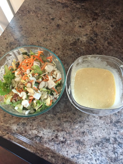 A picture of Applebee's Oriental Chicken Salad Dressing.