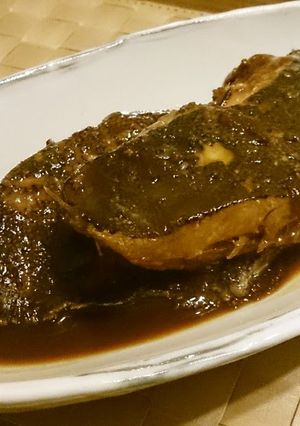 A picture of Flounder with Roe Simmer.