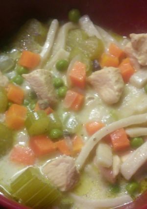 A picture of Ultimate Croc Pot Creamy Chicken Noodle.