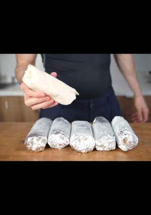 A picture of Meal Prep Burritos.