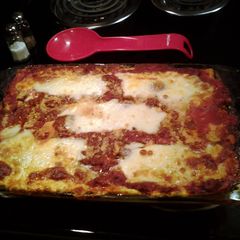 A picture of Lasagna.