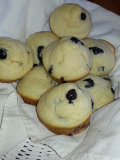 A picture of Blueberry Muffins.
