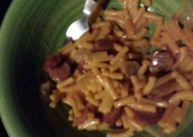 Easiest Way to Make Tasty Mac &amp;amp; Cheese with fried onions and smocked sausage