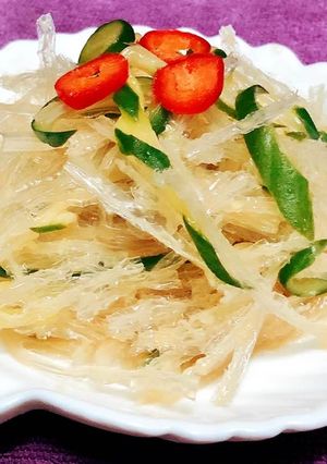 涼拌寒天 的食譜成品照片