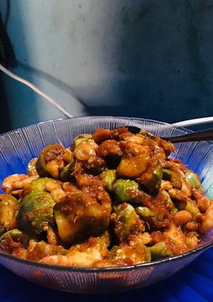 Foto resep Sambal Terong Dan Udang