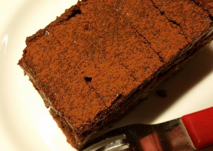 Recipe of Homemade 3 ingredients chocolate cake