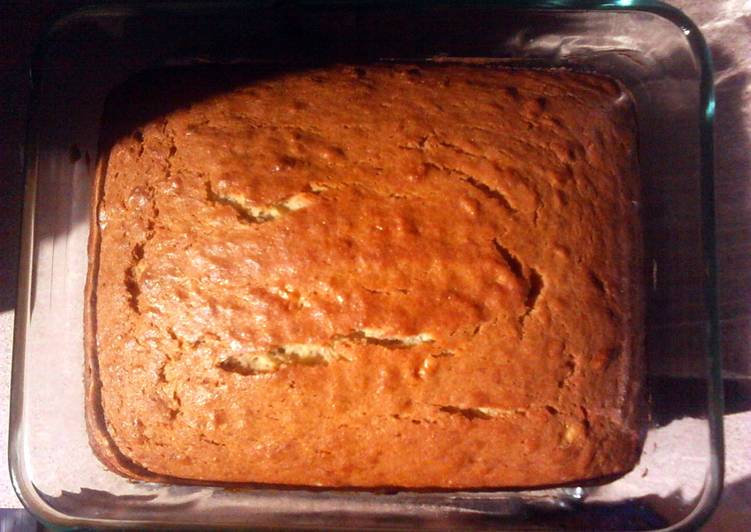Simple Way to Prepare Super Quick Homemade Nutless Banana Bread