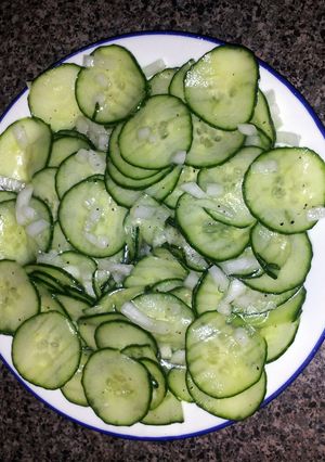 A picture of Cucumber Salad.