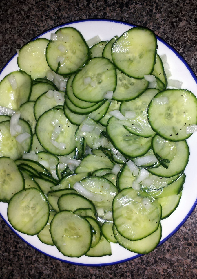 A picture of Cucumber Salad.