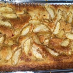 A picture of Easy peach cobbler 🍑.