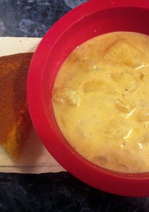 A picture of Tracy's Potato Soup.