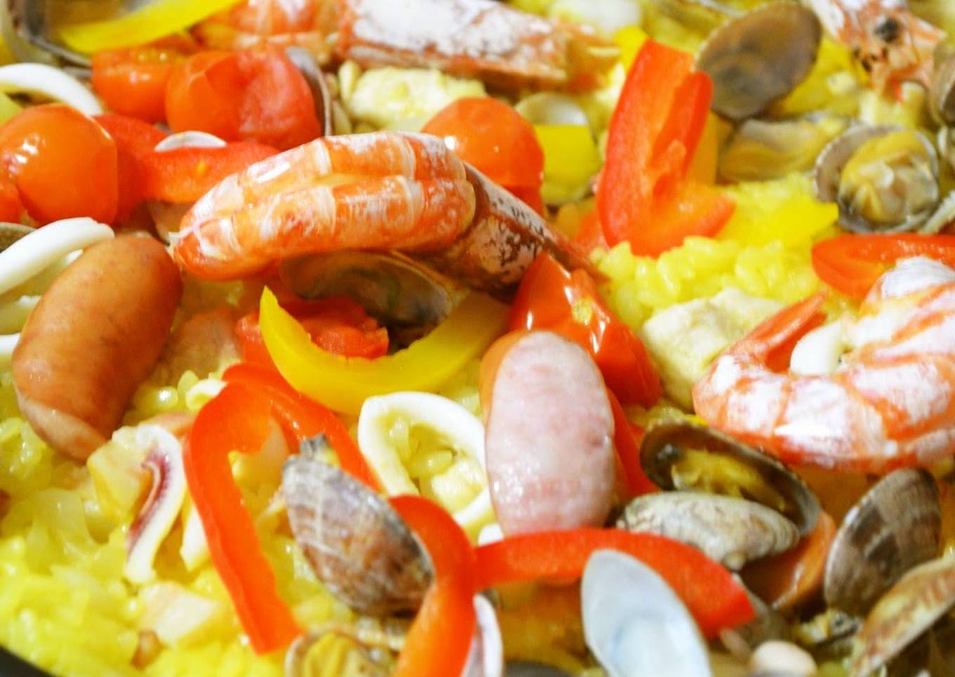 Easy Paella on an Electric Griddle