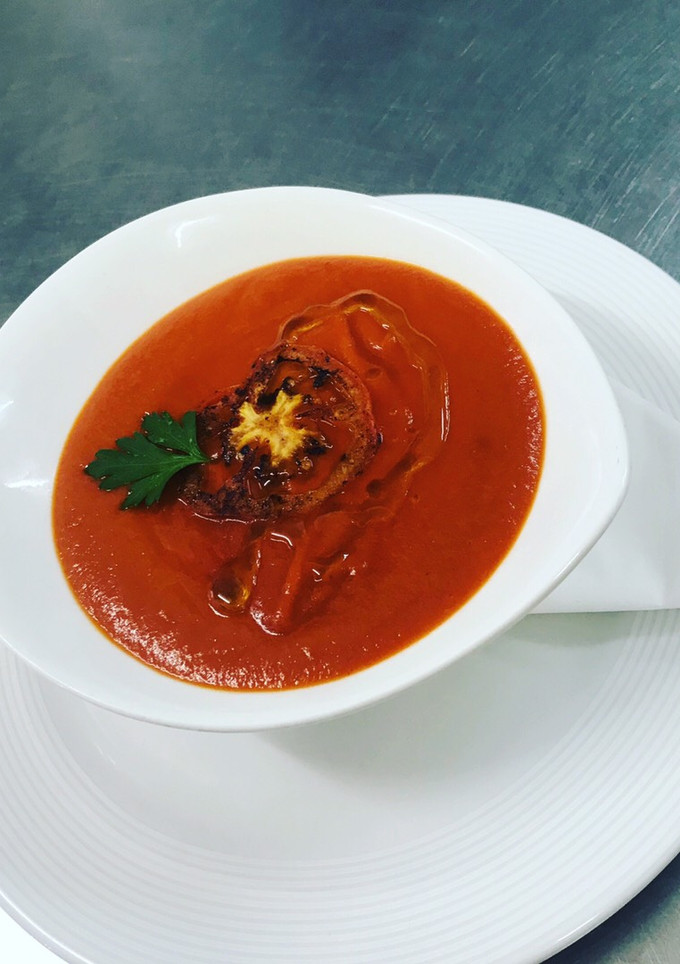 Una foto de Sopa de tomate